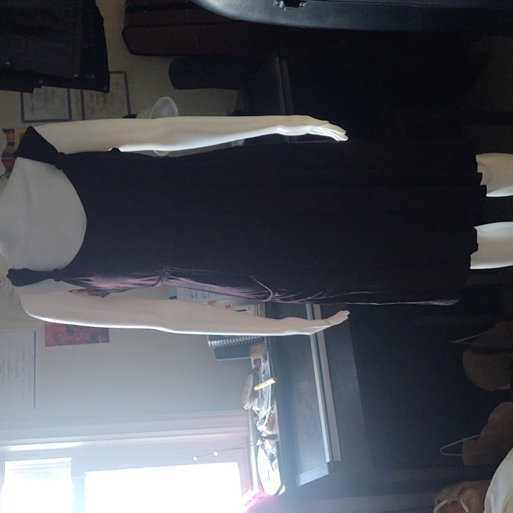Cotton black dress